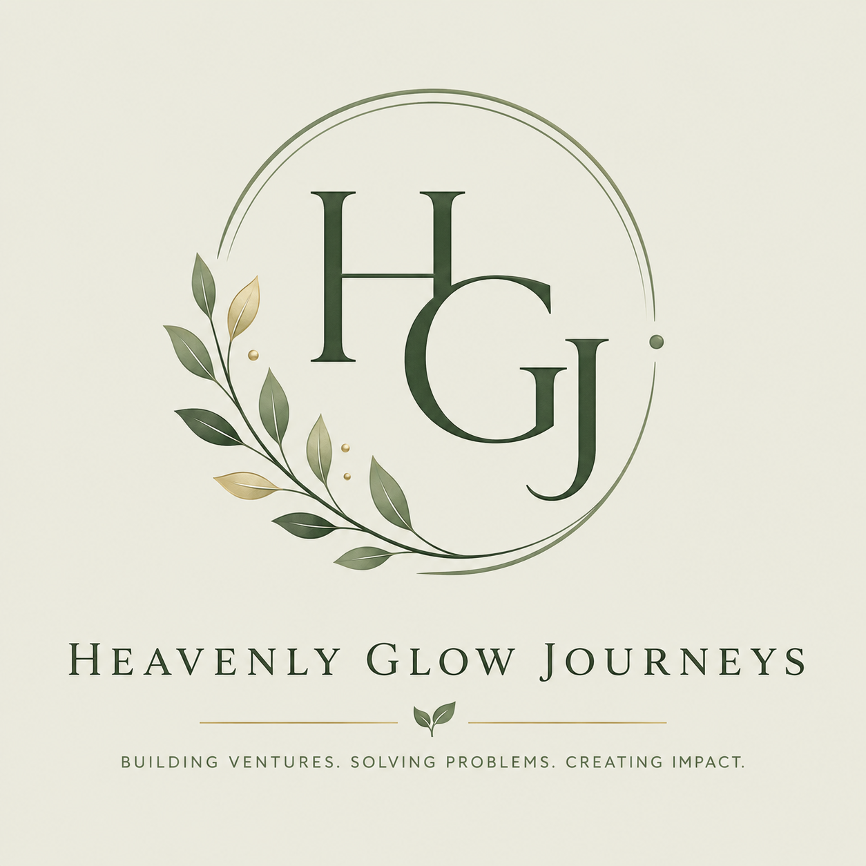 Heavenly Glow Journeys monogram